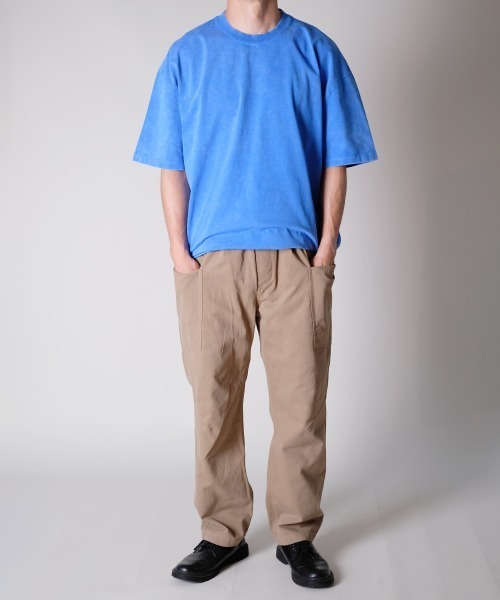 R.(rehacer)(アールドット(レアセル))の「R. : Retro Loose Washed S/S T / レトロ ルーズ ウォッシュド 半袖 Tシャツ(Tシャツ/カットソー・メンズ・ブラック/ブルー/グリーン/ネイビー/オレンジ・MEDIUM/LARGE/X-LARGE)」の19枚目の写真