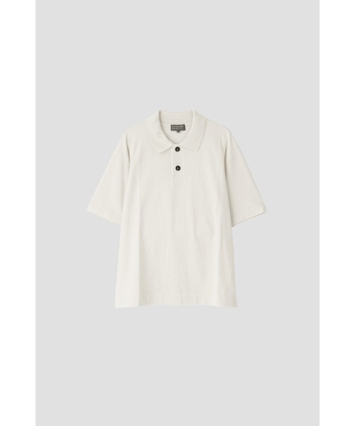 MARGARET HOWELL（マーガレットハウエル）の「COTTON PIQUE TOP（Tシャツ/カットソー・メンズ・ホワイト系その他2/ブラウン/ネイビー系1・LARGE/MEDIUM/X-LARGE）」の9枚目の写真