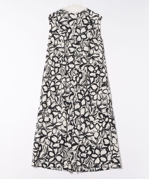 qualite（カリテ）の「リネンライクペインティングプリントワンピース（ワンピース・レディース・その他・36/38）」の2枚目の写真