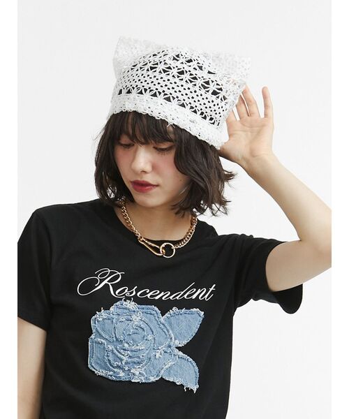 ★YOUTHBATH★Cat string beanie_black★正規品/韓国直送料込 セール】キャットイヤーネットキャップ 猫耳(ニットキャップ