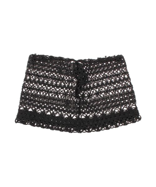 jouetie（ジュエティ）の「キャットイヤーネットキャップ 猫耳（ニットキャップ/ビーニー・レディース・ブラック/オフホワイト・FREE）」の6枚目の写真