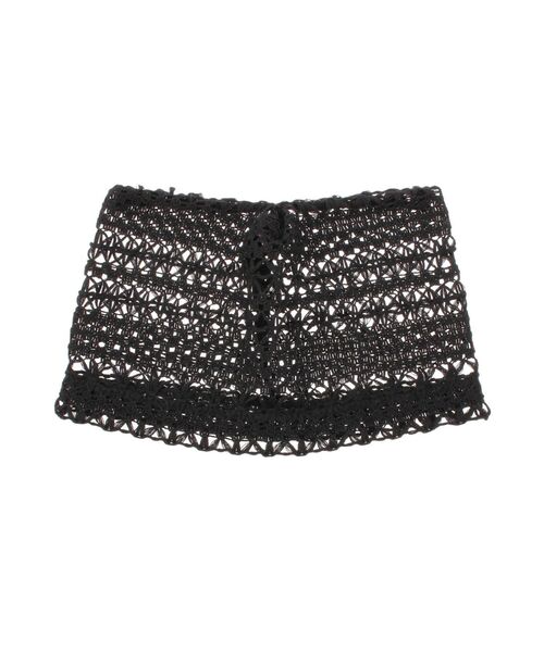 jouetie（ジュエティ）の「キャットイヤーネットキャップ 猫耳（ニットキャップ/ビーニー・レディース・ブラック/オフホワイト・FREE）」の9枚目の写真