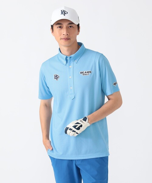 セール】PURPLE LABEL / スフィダンテ 千鳥 ボダンダウン ポロシャツ