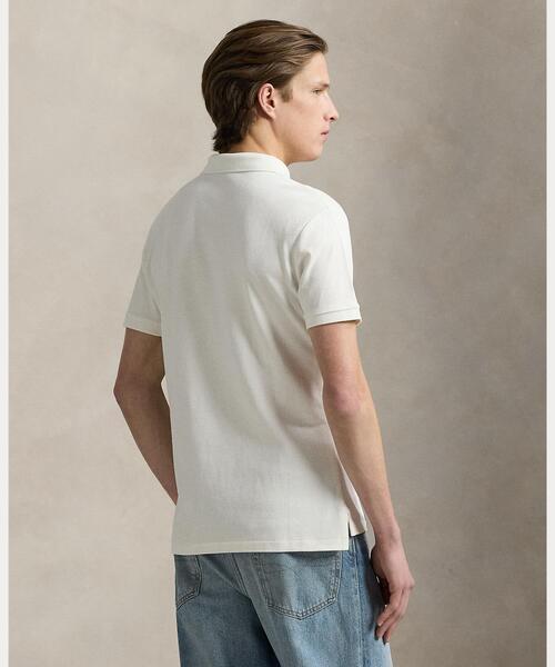 POLO RALPH LAUREN（ポロ ラルフ ローレン）の「カスタム スリム フィット メッシュ ポロシャツ（ポロシャツ・メンズ・ナチュラル・L/M/S/XS/XL/XXL）」の5枚目の写真
