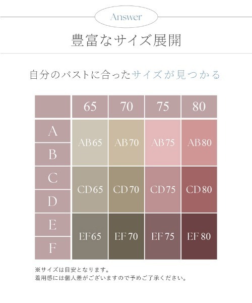 tu-hacci(ツーハッチ)の「汗取りパッド付【瞬間-2°!接触冷感】おしゃれもブラもね。BRAmoneなら着るだけで+2カップ盛りが叶う!超盛りブラトップ(ワイヤー入りtype)(キャミソール・レディース・ブラック/グレイッシュベージュ/ライトグレー・AB65/AB70/AB75/AB80/CD65/CD70/CD75/CD80/EF65/EF70/EF75/EF80)」の16枚目の写真