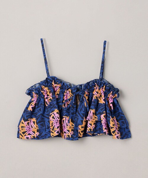 coen（コーエン）の「【スザンヌさんコラボ】Suuバティック柄マルチビスチェ（キャミソール・レディース・コバルトブルー/オレンジ・FREE）」の5枚目の写真