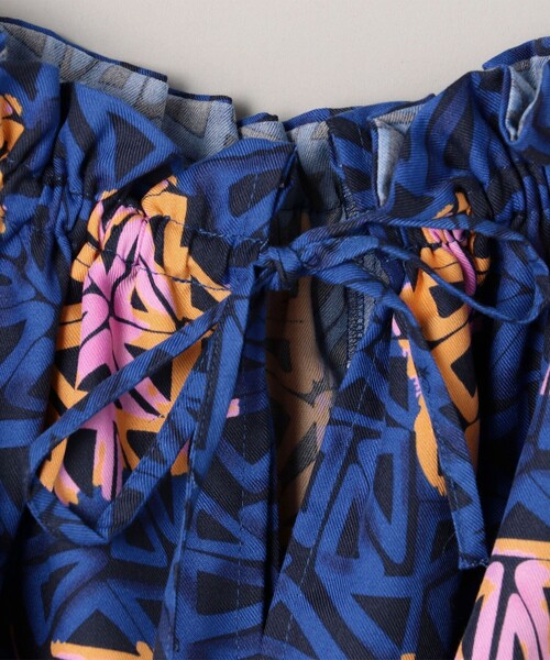 coen（コーエン）の「【スザンヌさんコラボ】Suuバティック柄マルチビスチェ（キャミソール・レディース・コバルトブルー/オレンジ・FREE）」の10枚目の写真