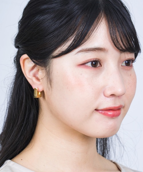 アクセサリー AMIGOO TOM WOOD Square Hoops Small 楽天市場】TOMWOOD トムウッド ピアス Square Hoops Small Gold
