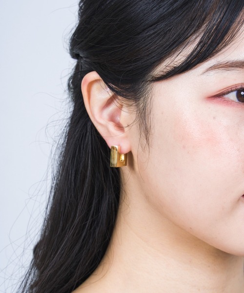 セール】【TOMWOOD】Square Hoops Small ゴールド ピアス