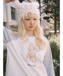 merry jenny | baby bearラグランTee(Tシャツ/カットソー)