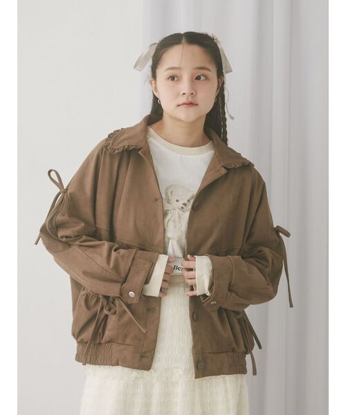 merry jenny（メリージェニー）の「baby bearラグランTee（Tシャツ/カットソー・レディース・ベージュ/イエロー/ブルー・FREE）」の15枚目の写真