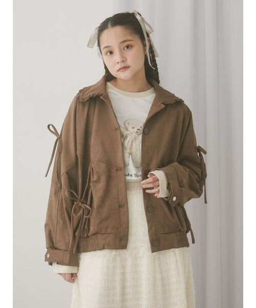 merry jenny（メリージェニー）の「baby bearラグランTee（Tシャツ/カットソー・レディース・ベージュ/イエロー/ブルー・FREE）」の16枚目の写真