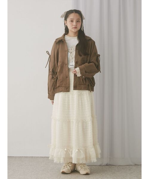 merry jenny（メリージェニー）の「baby bearラグランTee（Tシャツ/カットソー・レディース・ベージュ/イエロー/ブルー・FREE）」の18枚目の写真