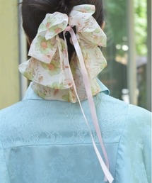 axes femme（アクシーズファム）の「シフォンリボンクリップ（バレッタ/ヘアクリップ）」