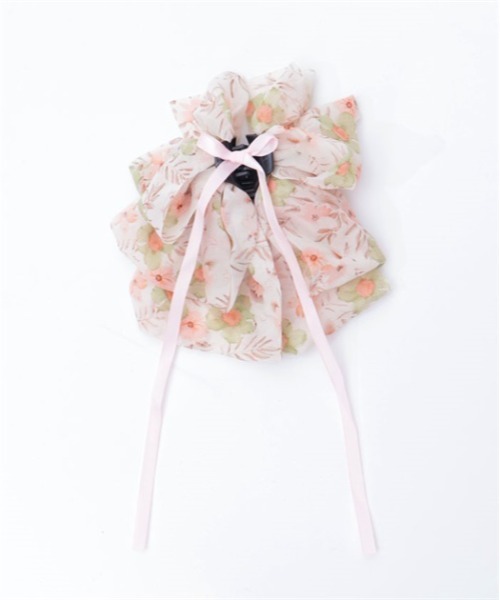 axes femme（アクシーズファム）の「シフォンリボンクリップ（バレッタ/ヘアクリップ・レディース・キナリ/パープル/ブラック・FREE）」の5枚目の写真