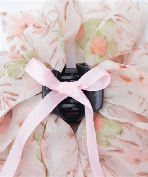 axes femme（アクシーズファム）の「シフォンリボンクリップ（バレッタ/ヘアクリップ・レディース・キナリ/パープル/ブラック・FREE）」の8枚目の写真