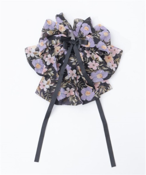 axes femme（アクシーズファム）の「シフォンリボンクリップ（バレッタ/ヘアクリップ・レディース・キナリ/パープル/ブラック・FREE）」の10枚目の写真