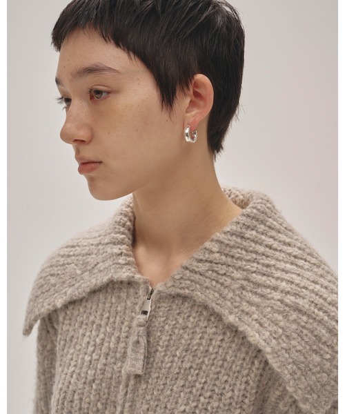 TODAYFUL（トゥデイフル）の「Square Collar Cardigan（カーディガン/ボレロ・レディース・キナリ/オートミール・36inch/38inch）」の8枚目の写真