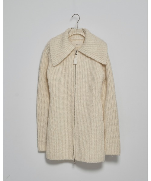 TODAYFUL（トゥデイフル）の「Square Collar Cardigan（カーディガン/ボレロ・レディース・キナリ/オートミール・36inch/38inch）」の11枚目の写真