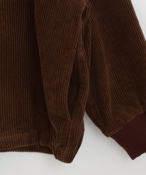 MAKE YOUR DAY（メイクユアデイ）の「コールテンワッペンブルゾン■80～140cm（ブルゾン・キッズ・ネイビー/ブラウン・120/110/100/140/130/90/80）」の18枚目の写真