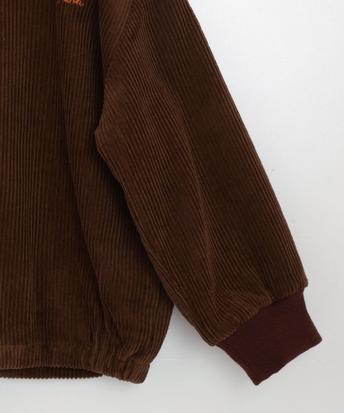 MAKE YOUR DAY（メイクユアデイ）の「コールテンワッペンブルゾン■80～140cm（ブルゾン・キッズ・ネイビー/ブラウン・120/110/100/140/130/90/80）」の19枚目の写真