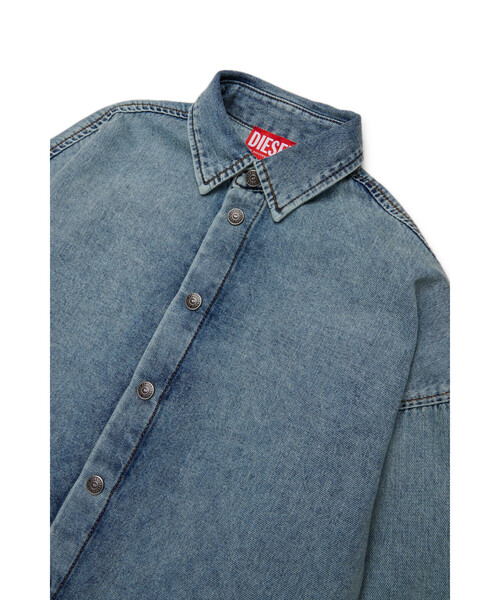 DIESEL(ディーゼル)の「キッズ デニムシャツ CKAMA(シャツ/ブラウス・キッズ・インディゴブルー・12Y/4Y/8Y/10Y/16Y/14Y/6Y)」の3枚目の写真
