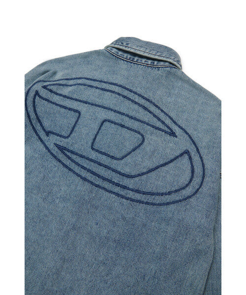 DIESEL(ディーゼル)の「キッズ デニムシャツ CKAMA(シャツ/ブラウス・キッズ・インディゴブルー・12Y/4Y/8Y/10Y/16Y/14Y/6Y)」の4枚目の写真