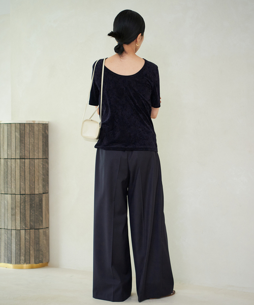 velour Tシャツ　Plage プラージュ　ベロアTシャツ　新品未使用 velour Tシャツ（Tシャツ／カットソー）｜Plage（プラージュ）の