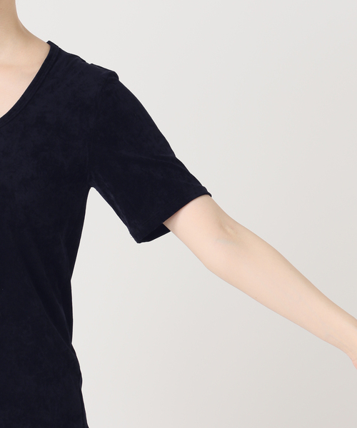 plage（プラージュ）の「velour Tシャツ（Tシャツ/カットソー