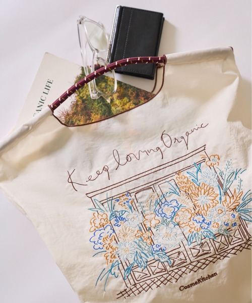 ZOZO限定】Ball & Chain / Cosme Kitchen Flower エコバックWH