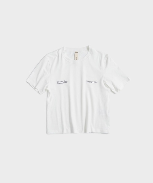 SHINYAKOZUKA(シンヤコヅカ)の「別注 ORDINARY COMPACT TEE(Tシャツ/カットソー・メンズ・ブラック/ホワイト・M/S)」の1枚目の写真