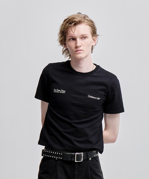 SHINYAKOZUKA(シンヤコヅカ)の「別注 ORDINARY COMPACT TEE(Tシャツ/カットソー・メンズ・ブラック/ホワイト・M/S)」の2枚目の写真