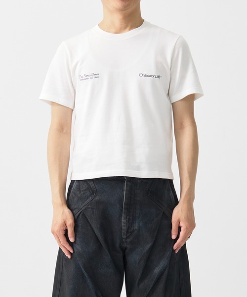 SHINYAKOZUKA(シンヤコヅカ)の「別注 ORDINARY COMPACT TEE(Tシャツ/カットソー・メンズ・ブラック/ホワイト・M/S)」の4枚目の写真