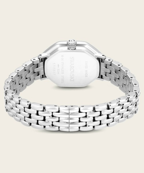 公式】【スワロフスキー】Dextera octagon ウォッチ, スイス製, メタル