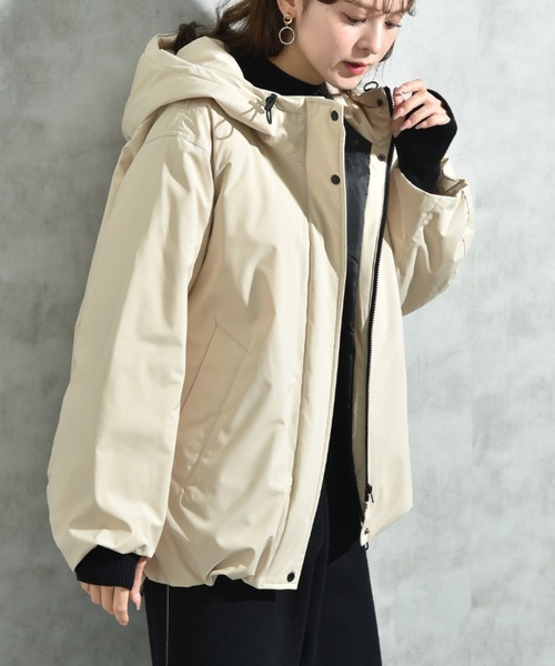 セール】バックコートフィルムタフタダウンコート（ダウンジャケット