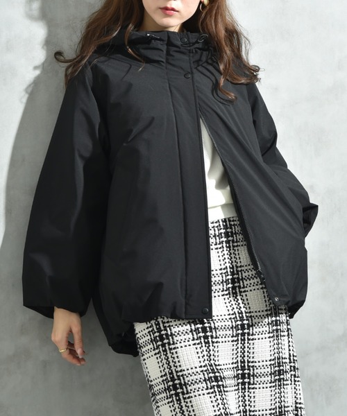 セール】バックコートフィルムタフタダウンコート（ダウンジャケット