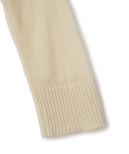 ADAM ET ROPE'（アダムエロペ）の「シアーVネックトップス（Tシャツ/カットソー・レディース・ブラウン/オフホワイト/レッド系その他2・FREE）」の12枚目の写真