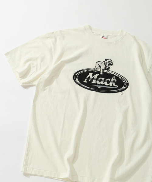 JOURNAL STANDARD relume(ジャーナルスタンダード レリューム)の「MACK TRUCKS / マック・トラックス 別注 フェード プリント Tシャツ(Tシャツ/カットソー・メンズ・ホワイト/ブラック系その他/チャコールグレー/ブラック・MEDIUM/LARGE)」の2枚目の写真
