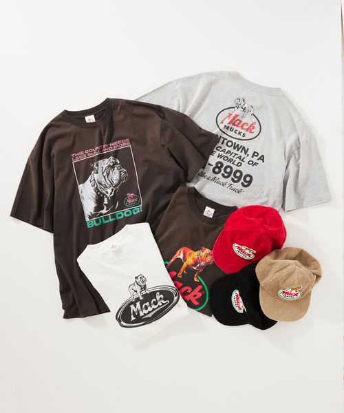 JOURNAL STANDARD relume(ジャーナルスタンダード レリューム)の「MACK TRUCKS / マック・トラックス 別注 フェード プリント Tシャツ(Tシャツ/カットソー・メンズ・ホワイト/ブラック系その他/チャコールグレー/ブラック・MEDIUM/LARGE)」の6枚目の写真