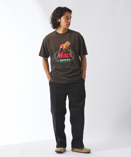 MACK TRUCKS / マック・トラックス 別注 フェード プリント Tシャツ（T