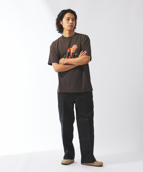 JOURNAL STANDARD relume(ジャーナルスタンダード レリューム)の「MACK TRUCKS / マック・トラックス 別注 フェード プリント Tシャツ(Tシャツ/カットソー・メンズ・ホワイト/ブラック系その他/チャコールグレー/ブラック・MEDIUM/LARGE)」の12枚目の写真