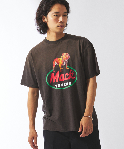 JOURNAL STANDARD relume(ジャーナルスタンダード レリューム)の「MACK TRUCKS / マック・トラックス 別注 フェード プリント Tシャツ(Tシャツ/カットソー・メンズ・ホワイト/ブラック系その他/チャコールグレー/ブラック・MEDIUM/LARGE)」の15枚目の写真
