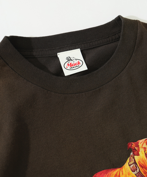 MACK TRUCKS / マック・トラックス 別注 フェード プリント Tシャツ（T