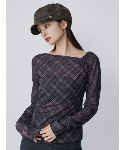 MURUA（ムルーア）の「ヴィンテージライクキャスケット（キャスケット・レディース・カーキ・FREE）」の6枚目の写真