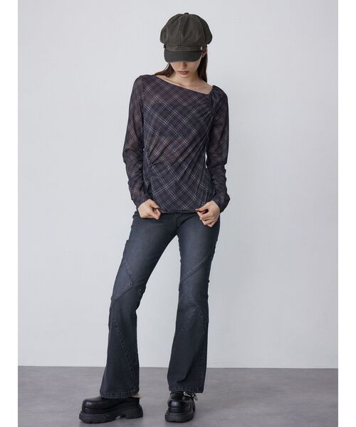 MURUA（ムルーア）の「ヴィンテージライクキャスケット（キャスケット・レディース・カーキ・FREE）」の9枚目の写真