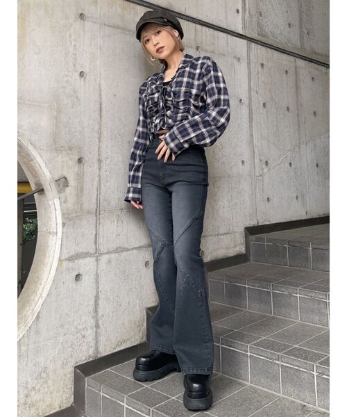 MURUA（ムルーア）の「ヴィンテージライクキャスケット（キャスケット・レディース・カーキ・FREE）」の14枚目の写真