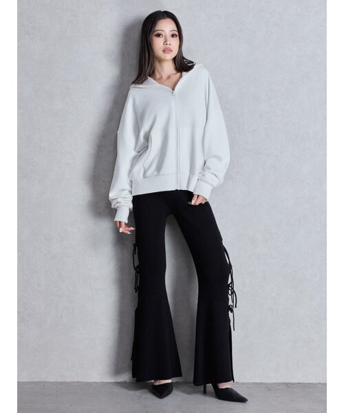 GYDAスカートズボン[最終値下げ❗️］ SIDE RIBBONスリットニットフレアパンツ（その他パンツ）｜GYDA