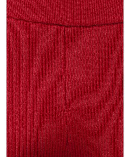 GYDA（ジェイダ）の「SIDE RIBBONスリットニットフレアパンツ（その他パンツ・レディース・レッド/ブラック・FREE）」の21枚目の写真