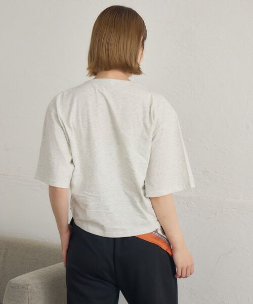 RETRO GIRL（レトロガール）の「ピグメントドロストTEE（Tシャツ/カットソー・レディース・ホワイト系その他/パープル/チャコールグレー・FREE）」の20枚目の写真