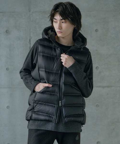 RATTLE TRAP（ラトルトラップ）の「1PIU1UGUARE3別注スーパーライトテックダウンベスト（ダウンベスト・メンズ・ブラック・L/LL/M）」の8枚目の写真